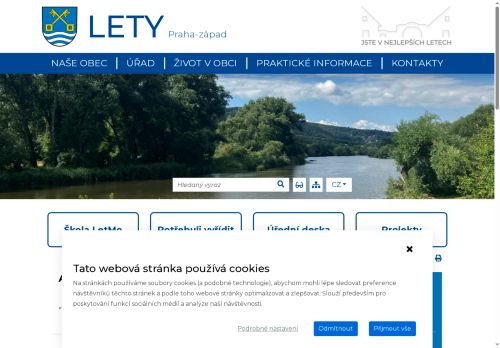 Zobrazit webové stránky Obecní úřad Lety
