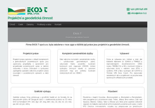 Zobrazit webové stránky Ekos T
