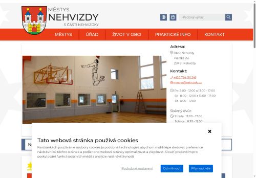 Zobrazit webové stránky Úřad městyse Nehvizdy