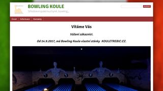 Zobrazit webové stránky Bowling KOULE