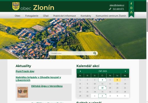Zobrazit webové stránky Obecní úřad Zlonín