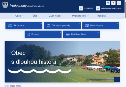 Zobrazit webové stránky Obecní úřad Vodochody