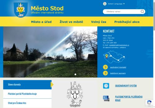 Město Stod nabízí práci na pozici referentka odboru životního prostředí - úsek ochrana přírody a krajiny, ochrana zem. půdn. fondu v obci Stod