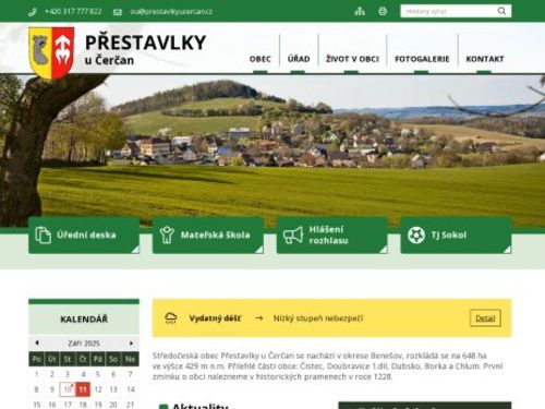 Obecní úřad Přestavlky u Čerčan