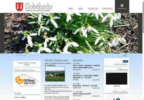 Zobrazit webové stránky Obecní úřad Soběhrdy