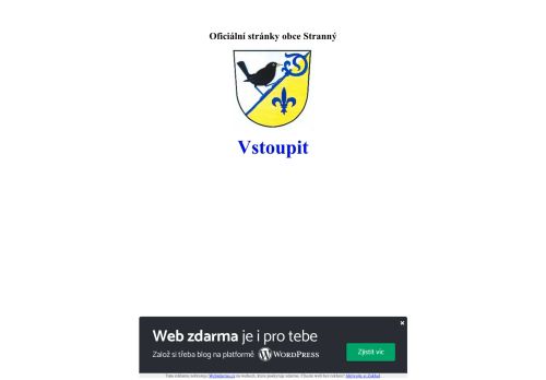 Zobrazit webové stránky Obecní úřad Stranný