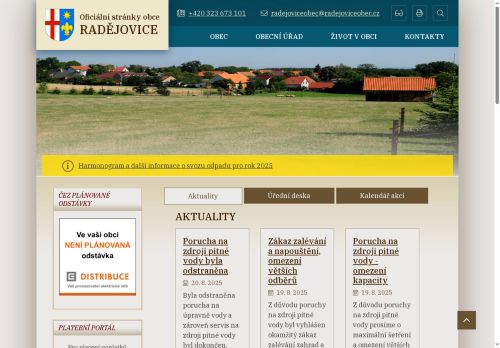 Zobrazit webové stránky Obecní úřad Radějovice