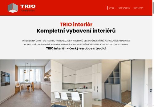TRIO interiér s.r.o. nabízí práci na pozici Truhláři v obci Mělník