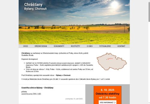 Zobrazit webové stránky Obecní úřad Chrášťany