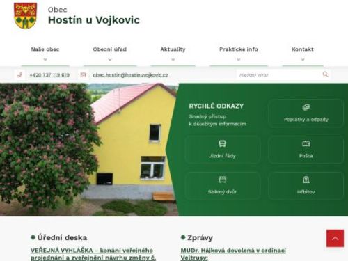Obecní úřad Hostín u Vojkovic
