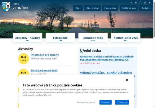 Zobrazit webové stránky Obecní úřad Zlončice