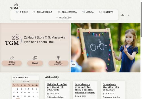 Zobrazit webové stránky Základní škola T. G. Masaryka