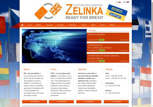 Zobrazit webové stránky Celní jednatelství Zelinka