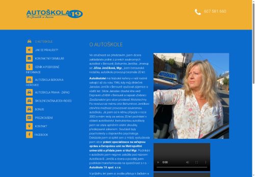 Zobrazit webové stránky Autoškola 19