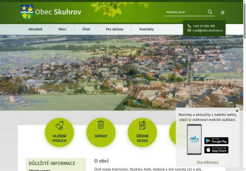Zobrazit webové stránky Obecní úřad Skuhrov