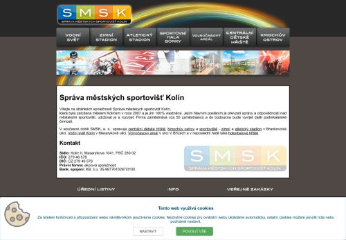 Zobrazit webové stránky Správa městských sportovišť Kolín