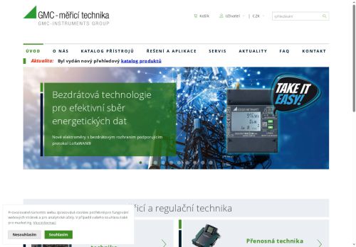 Zobrazit webové stránky GMC - měřicí technika, s. r. o.