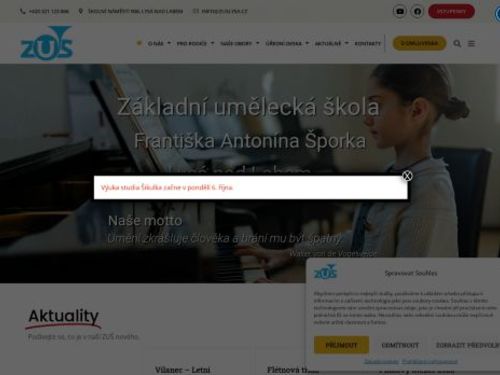 Základní umělecká škola F. A. Šporka