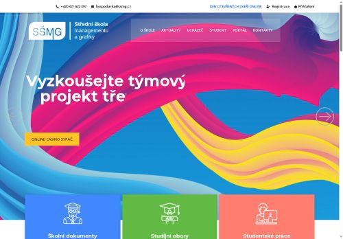 Zobrazit webové stránky Střední škola managementu a grafiky