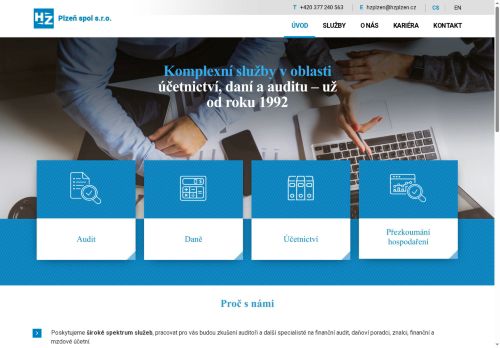 HZ Plzeň spol. s r.o. nabízí práci na pozici Asistent/ka auditora v obci Plzeň