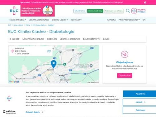 Diabetologie - EUC Klinika Kladno
