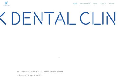 Zobrazit webové stránky Zubní ordinace - GK DENTAL CLINIC-  I. Všeobecná poliklinika Kladno - MDDr. Gabriela Korych