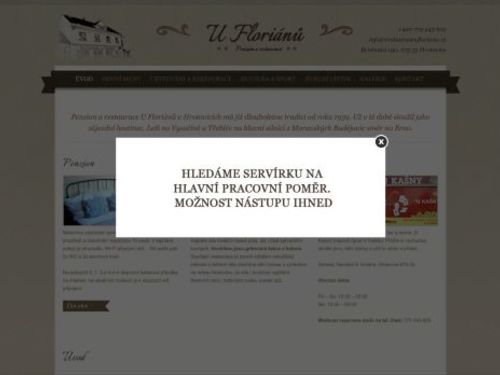 Penzion a restaurace u Floriánů