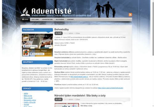 Zobrazit webové stránky Církev adventistů sedmého dne v Třebíči