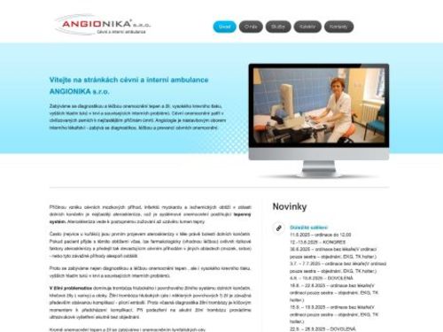 Cévní a interní ambulance ANGIONIKA s.r.o. - MUDr. Monika Podpěrová