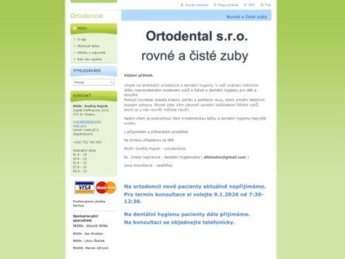Ortodoncie - Ortodental s.r.o. - MUDr. Ondřej Hajník