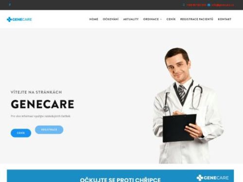 Praktický lékař pro dospělé GENECARE- MUDr. Jaroslava Röbstecková, MUDr. Jiří Vondra