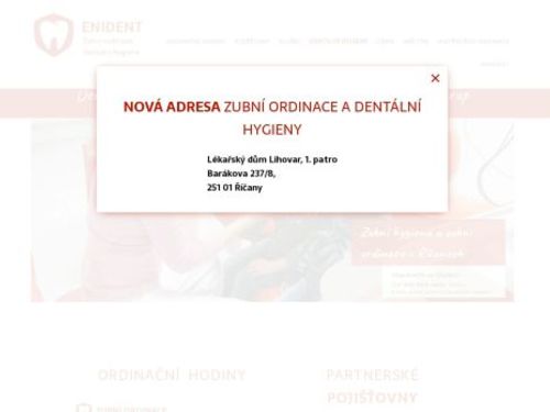 Zubní ordinace ENIDENT - MUDr. Eva Nixová