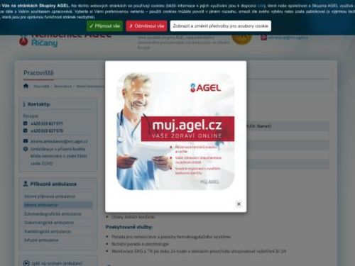 Interní ambulance - Nemocnice Říčany