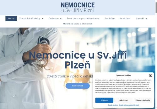 Zobrazit webové stránky Respirační ordinace - Nemocnice u Sv. Jiří