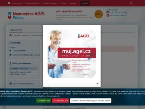 Ortopedická ambulance - Nemocnice Říčany