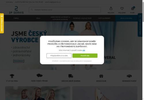 2P SERVIS s.r.o. nabízí práci na pozici Pracovník hygienického a technického servisu (uklízeč/ka) v obci Benešov