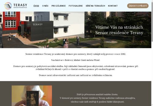 Senior residence Terasy z.ú. nabízí práci na pozici pracovník/ce v sociálních službách (pracovník/ce v přímé péči) v obci Plzeň