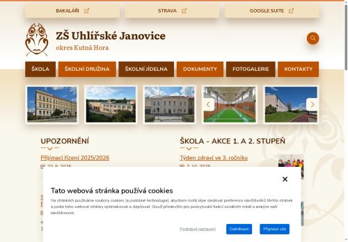 Základní škola Uhlířské Janovice, okres Kutná Hora nabízí práci na pozici Učitel/ka ČJ v obci Uhlířské Janovice