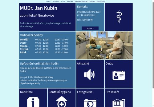 Zobrazit webové stránky Zubní ordinace - MUDr. Jan Kubín