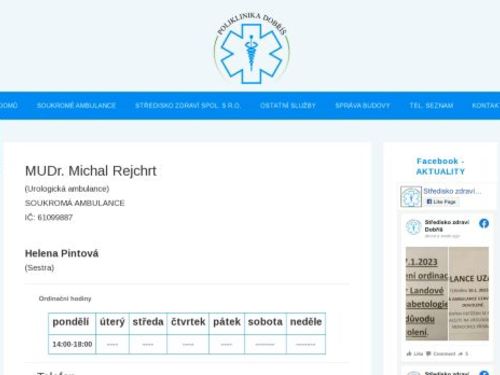 Urologická ambulance - MUDr. Michal Rejcht