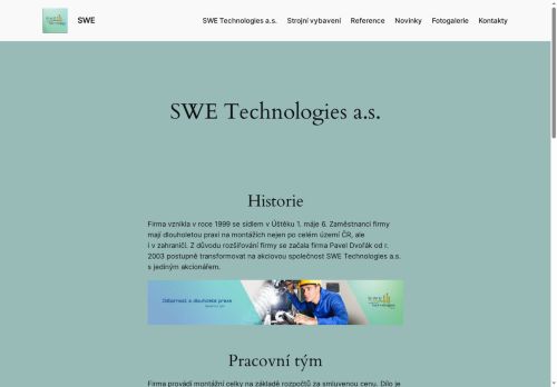 SWE Technologies a.s. nabízí práci na pozici Mistr dílny, administrativa v obci Plzeň