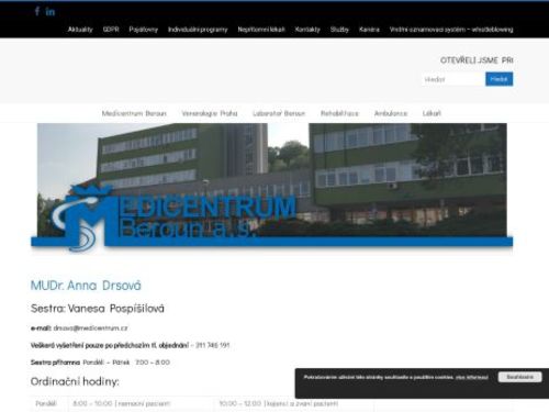 Praktický lékař pro děti a dorost Medicentrum Beroun - MUDr. Anna Drsová