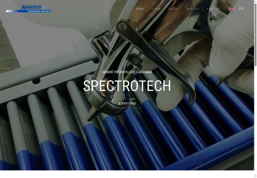 Webové stránky SpectroTech s.r.o., Kyjov