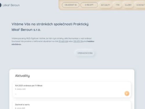 Praktický lékař pro dospělé - MUDr. Vendula Rytířová, MUDr. Lívia Turková