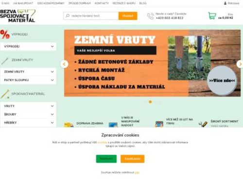 Bezva spojovací materiál