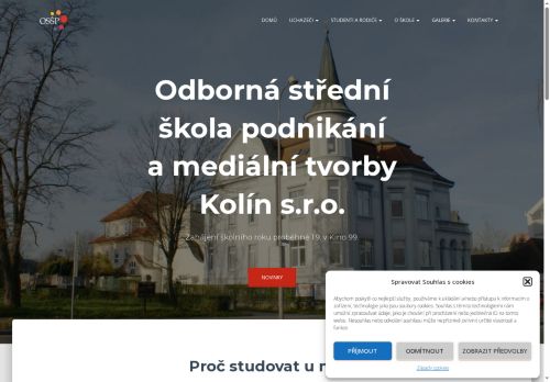 Zobrazit webové stránky Odborná střední škola podnikání a mediální tvorby Kolín s.r.o.