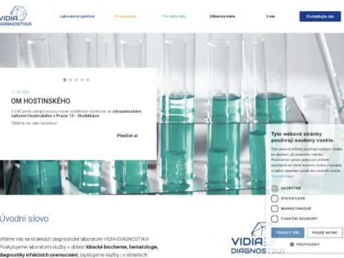 VIDIA-DIAGNOSTIKA - odběrové místo Poděbrady