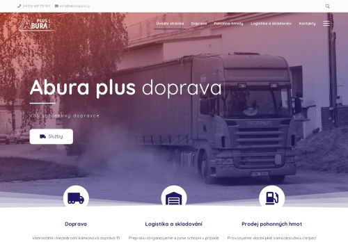 ABURA Plus , spol. s.r.o. nabízí práci na pozici Řidič/ka na dodávku v obci Čáslav