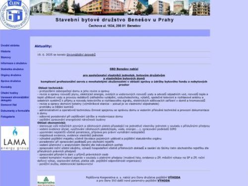 Stavební bytové družstvo Benešov u Prahy