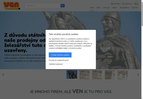 Zobrazit webové stránky VEN, s.r.o.